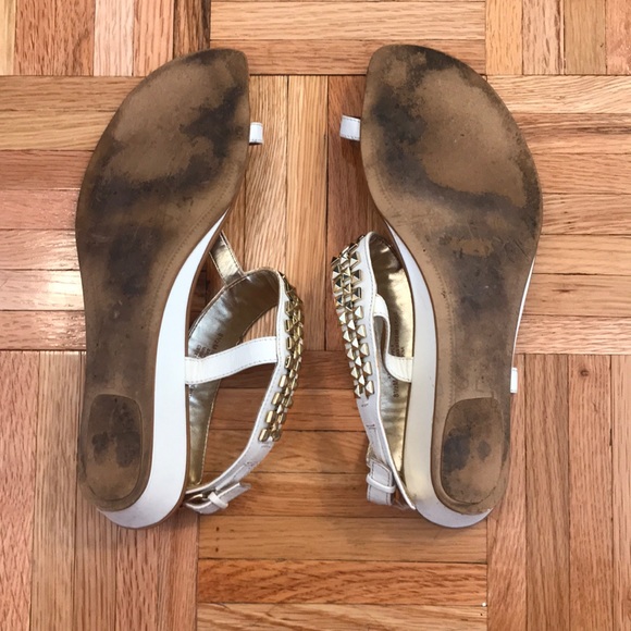 Isola White Sandals - Size 8.5 - Picture 2 of 7